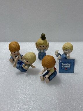 Vintage 1980 Enesco Country Cousins